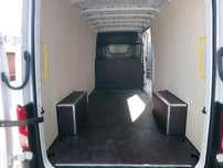 VW Crafter L5H3 Profesjonalne zabezpieczenie wnętrza paki busa
