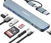 Adapter/hub USB-C 8 w 1.