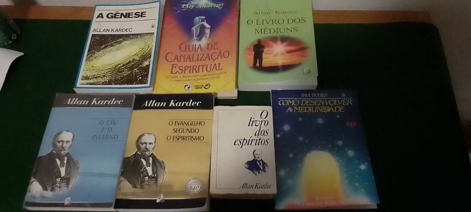 Lote 6 livros de Espíritismo, Allan Kardec
