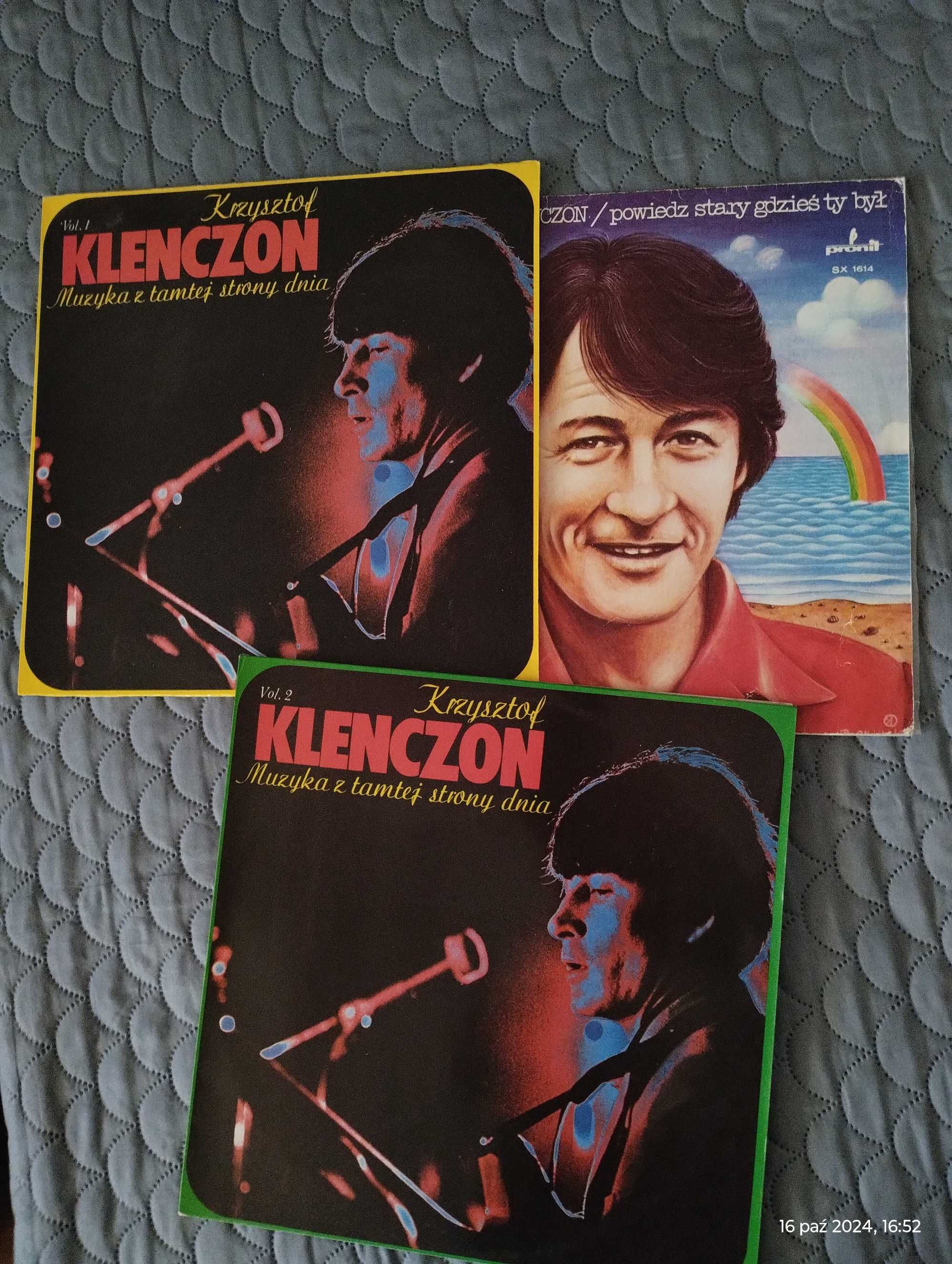 Krzysztof Klenczon - trzy płyty winylowe komplet
