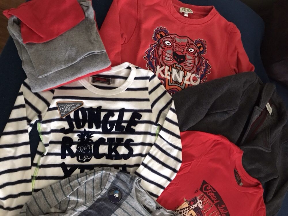 Camisola KENZO, sweats, calça, camisolas interior e gola alta (4 anos)