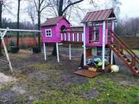 Domek drewniany plac zabaw