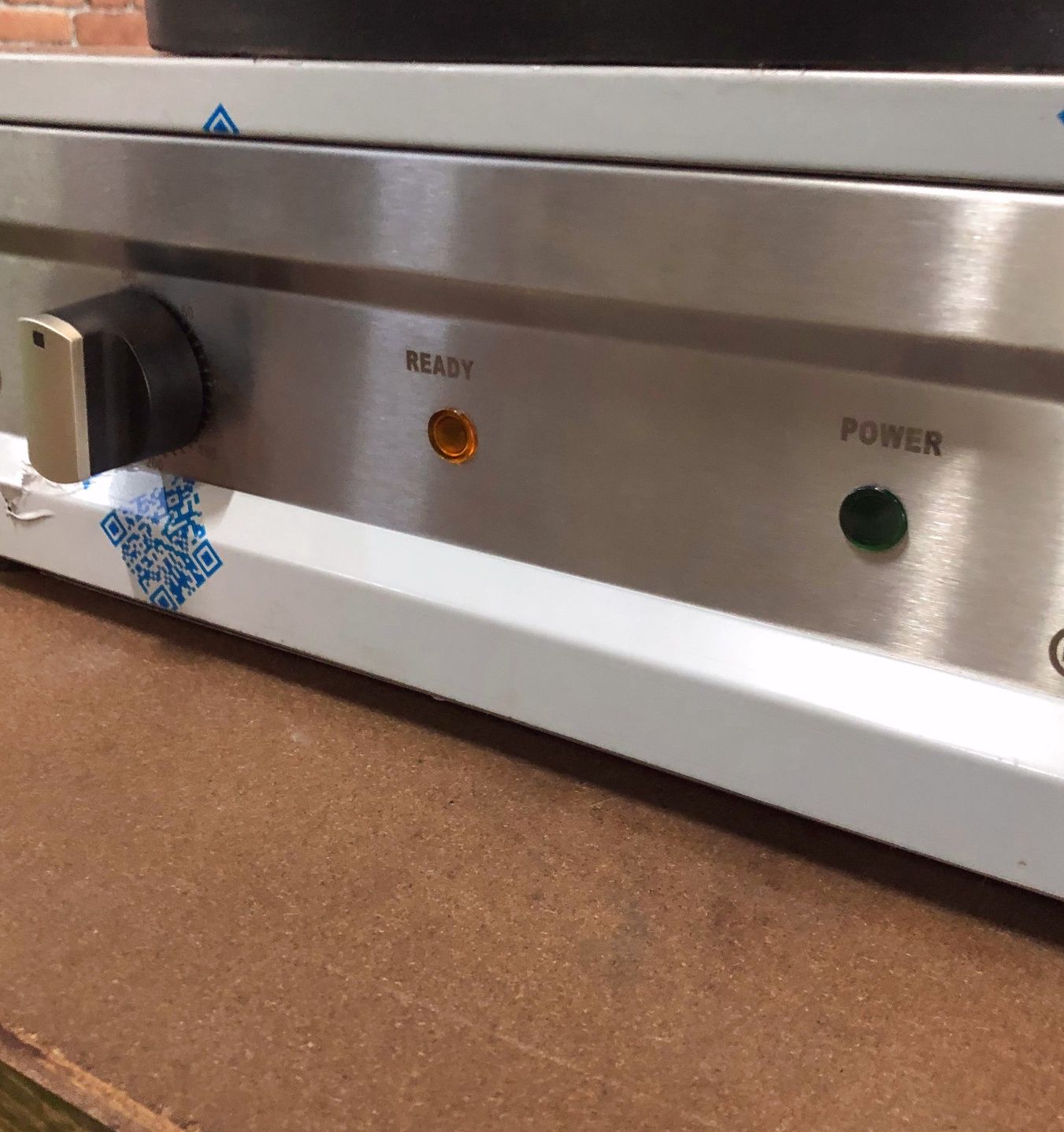 Máquina de crepes a gás e eléctrica