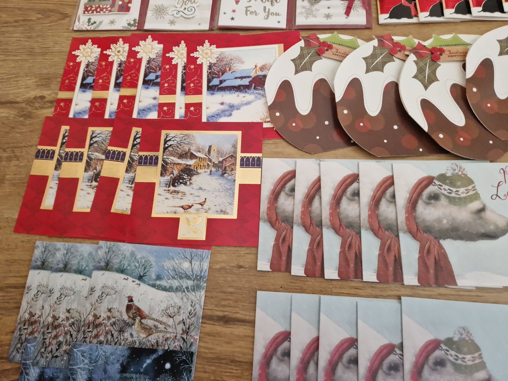 Ogromny mega zestaw kartek świątecznych unikatowych Boże Narodzenie