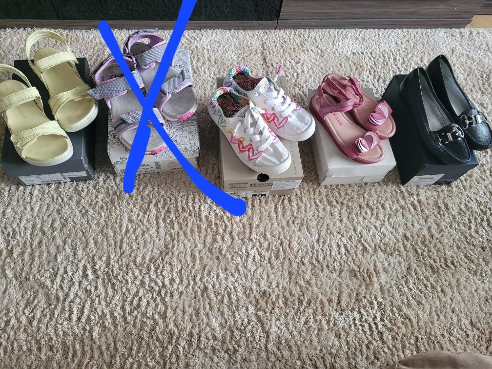 Детская обувь для девочки, босоножки 35р