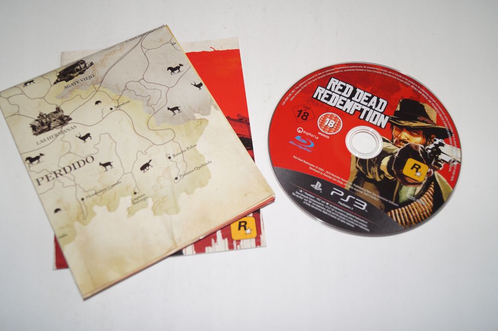 Red Dead Redemption + Mapa Ps3