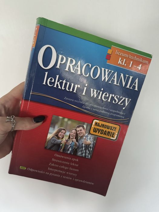 opracowania lektur i wierszy jezyk polski GREG