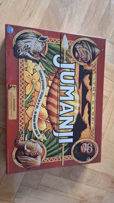 Jumanji edycja drewniana DELUXE FILMOWA GRA PLANSZOWA