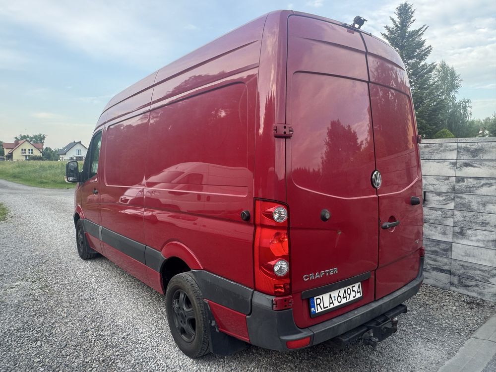 VW Crafter 2.5 TDi L2H3 Klima Xenon Alufelgi Średniak Blaszak