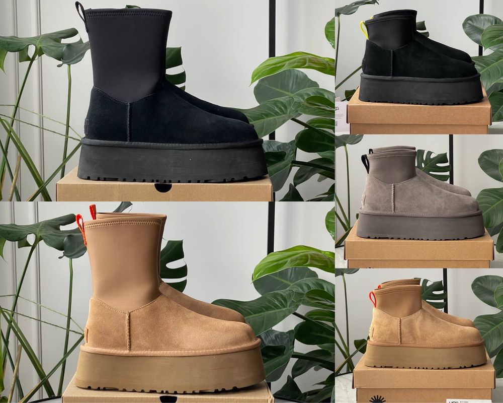 БЕЗ ПЕРЕДОПЛАТ‼️ Зимові жиночі UGG Classic Mini Dipper угі міні діпер