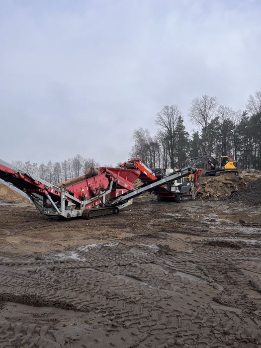 Usługi Kruszarką Kruszenie Wynajem Kruszarki Sandvik Rozbiórki