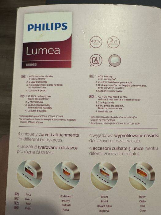 Depilator laserowy lumea 9900 bri 956