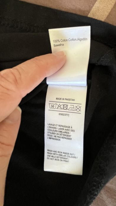 T-shirt Airness Jackyson preta nova com etiqueta — tamanho L