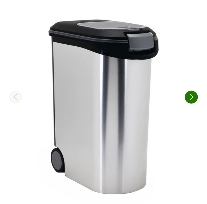Curver pojemnik na karmę Metallic petlife 20 kg 54l