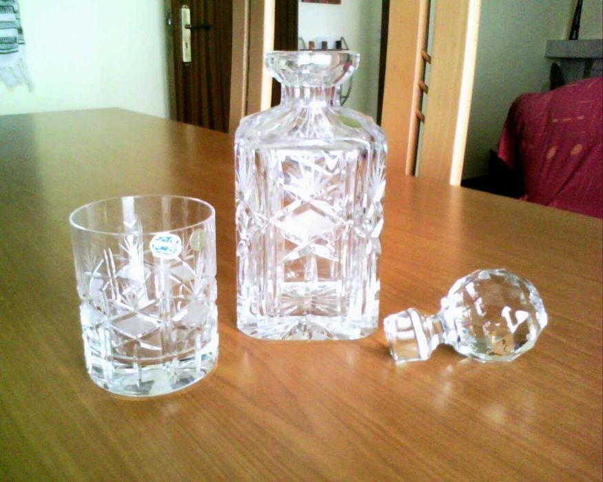 Conj.62 Copos Cristal Bohemia