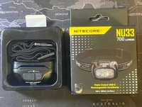 Налобний ліхтарик Nitecore NU33 Black - 700 люменів