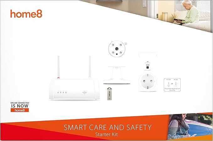 Home8 Inteligentny System Alarmowy Smart Care Set Wi-Fi 433 Mhz (585b)