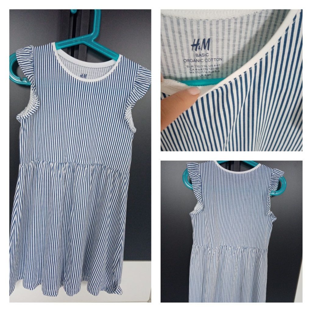 Sukienka dziewczęca H&M 110/116