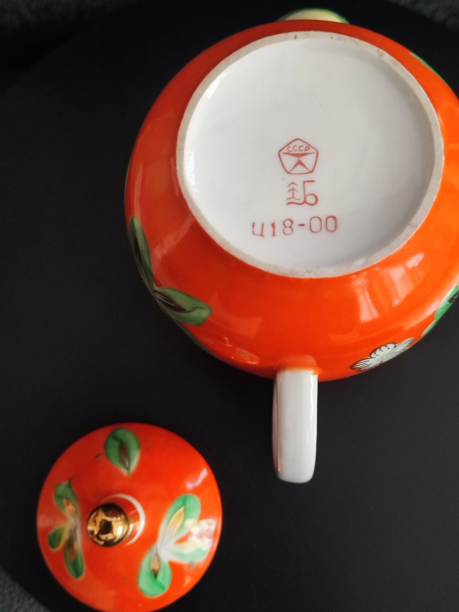 Rzadko spotykany czajniczek do herbaty MOTYLE Baranovka 1969-74