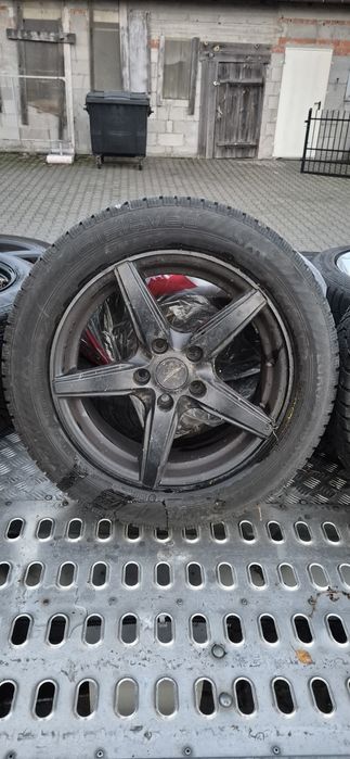 Koła zimowe 5x112 7j et38 oc 66.6/5 205/55r16 100% opon