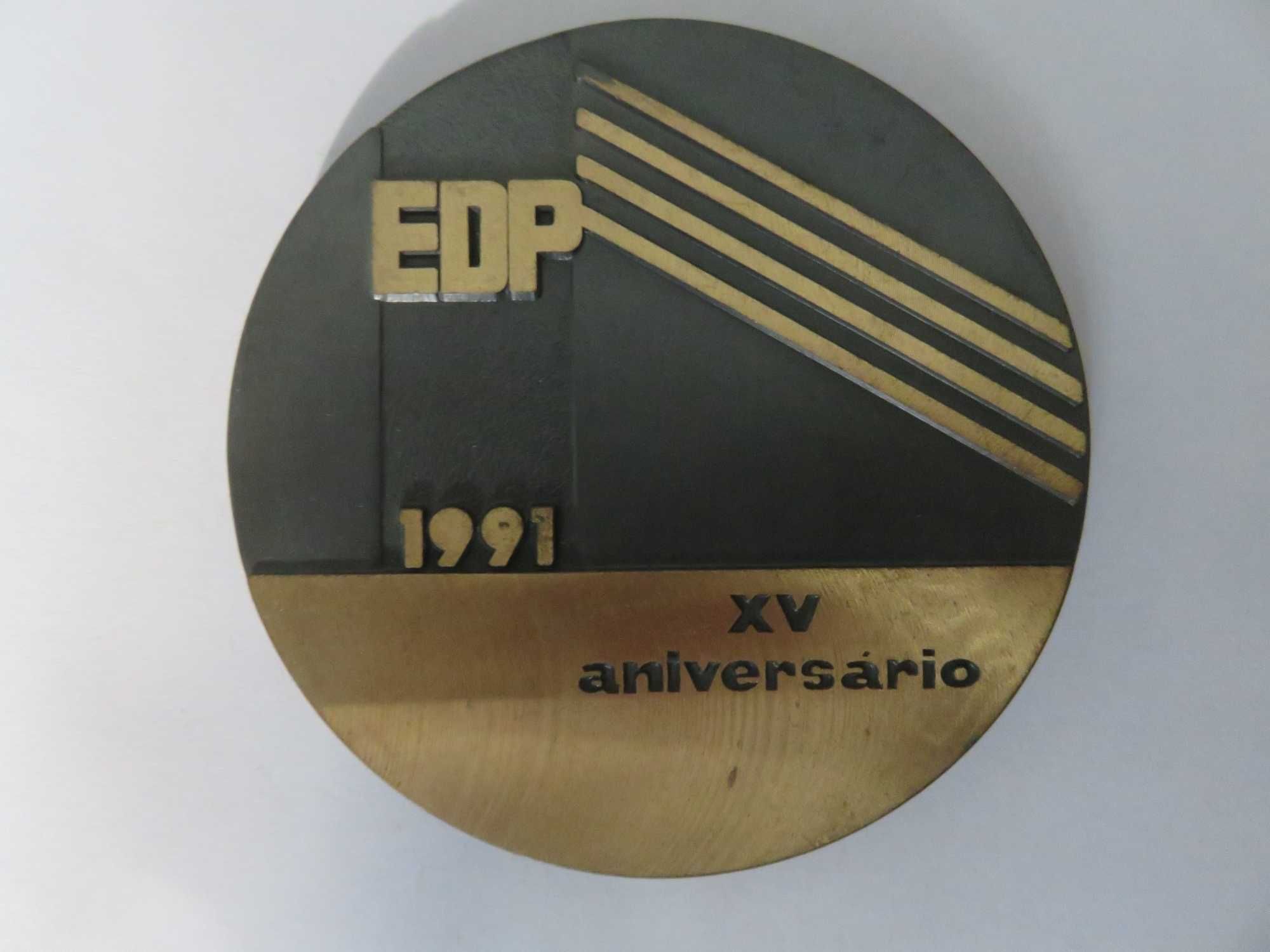 Medalhas Antigas Comemorativas Aniversário Nacionalização EDP.