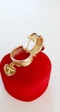 Kolczyki złote Tiffany wzór próba 585