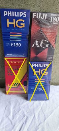 Cassetes VHS 180 p/ Gravar (Seladas)