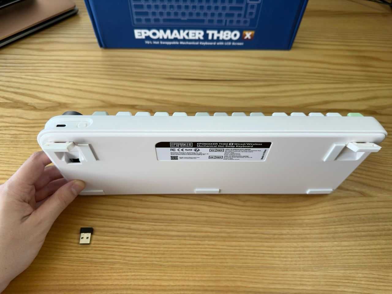 НОВАЯ Беспроводная Механическая Клавиатура - Epomaker TH80 X (Экран)