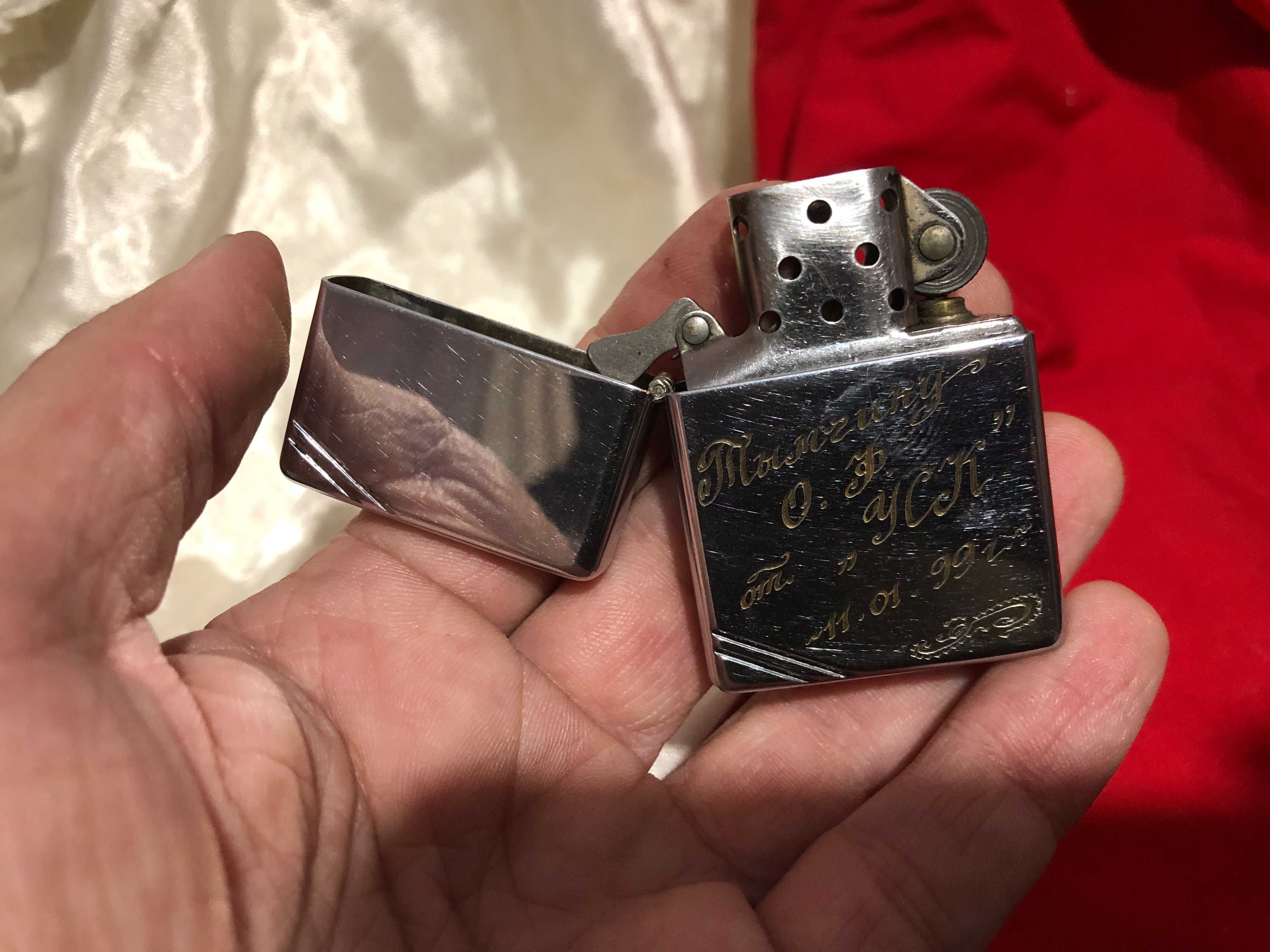 Зажигалка ZIPPO  1937 Pat. 2032695 / 1997 года , рабочая,