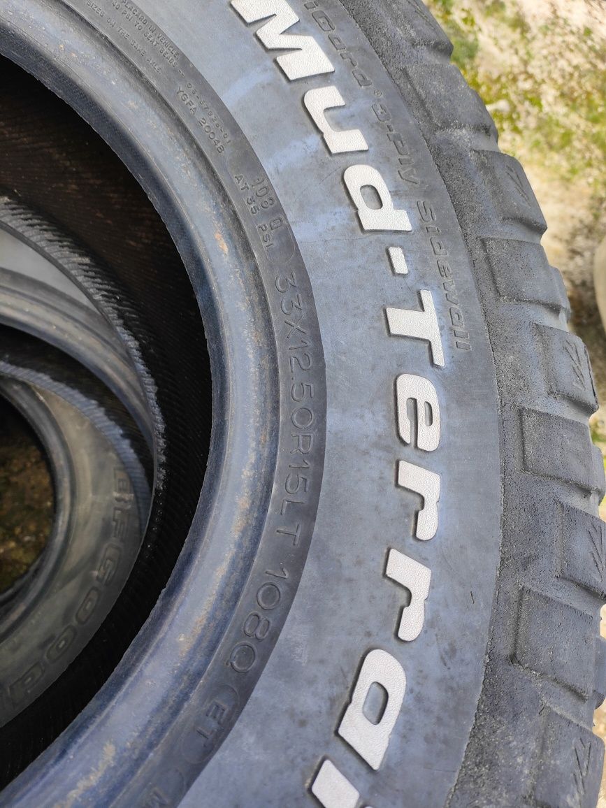 Pneus 33 12.5 R15