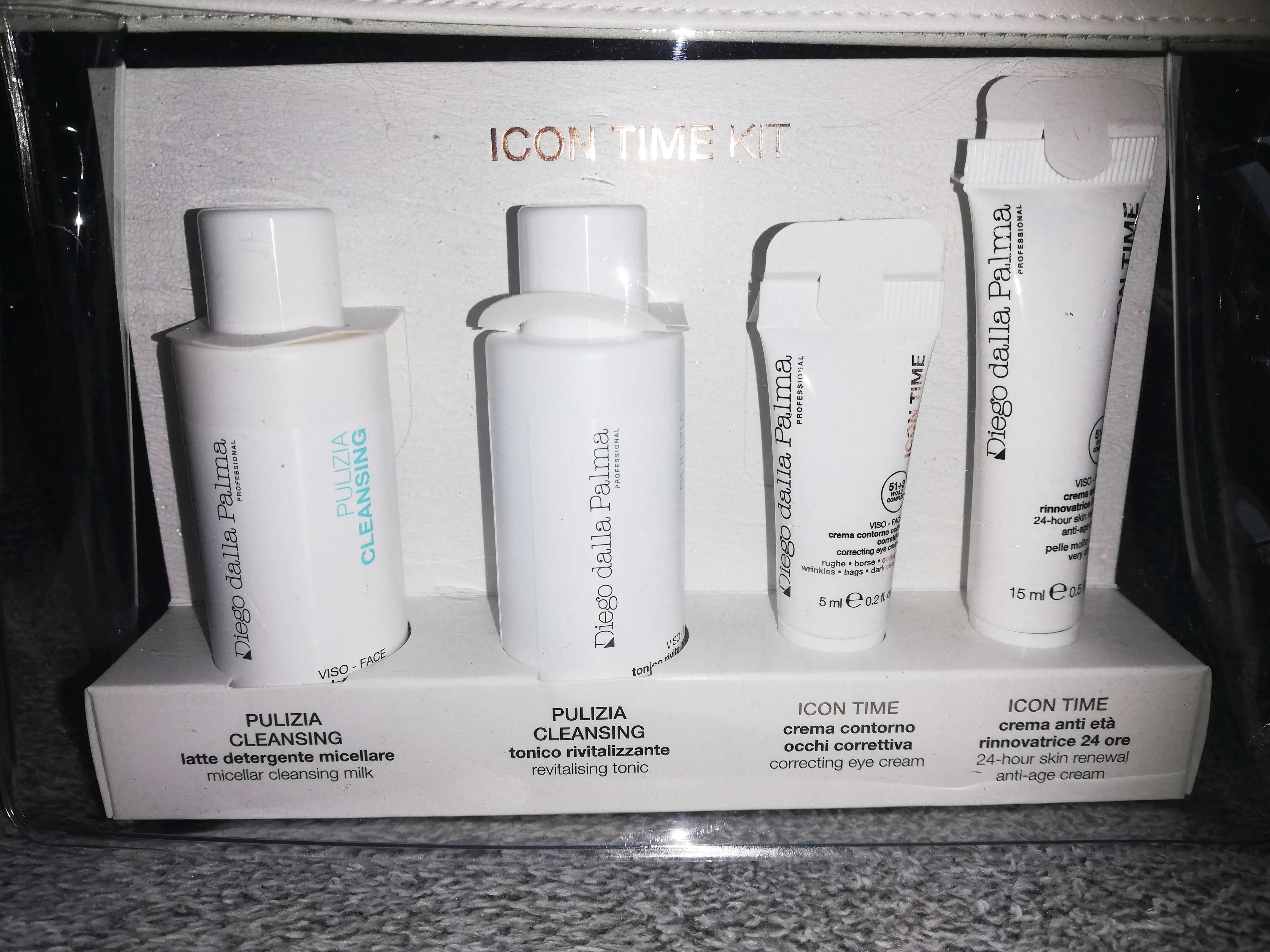 Diego Dalla Palma ICON TIME KIT TRAVEL milk/ tonic/ eye cream/ cream