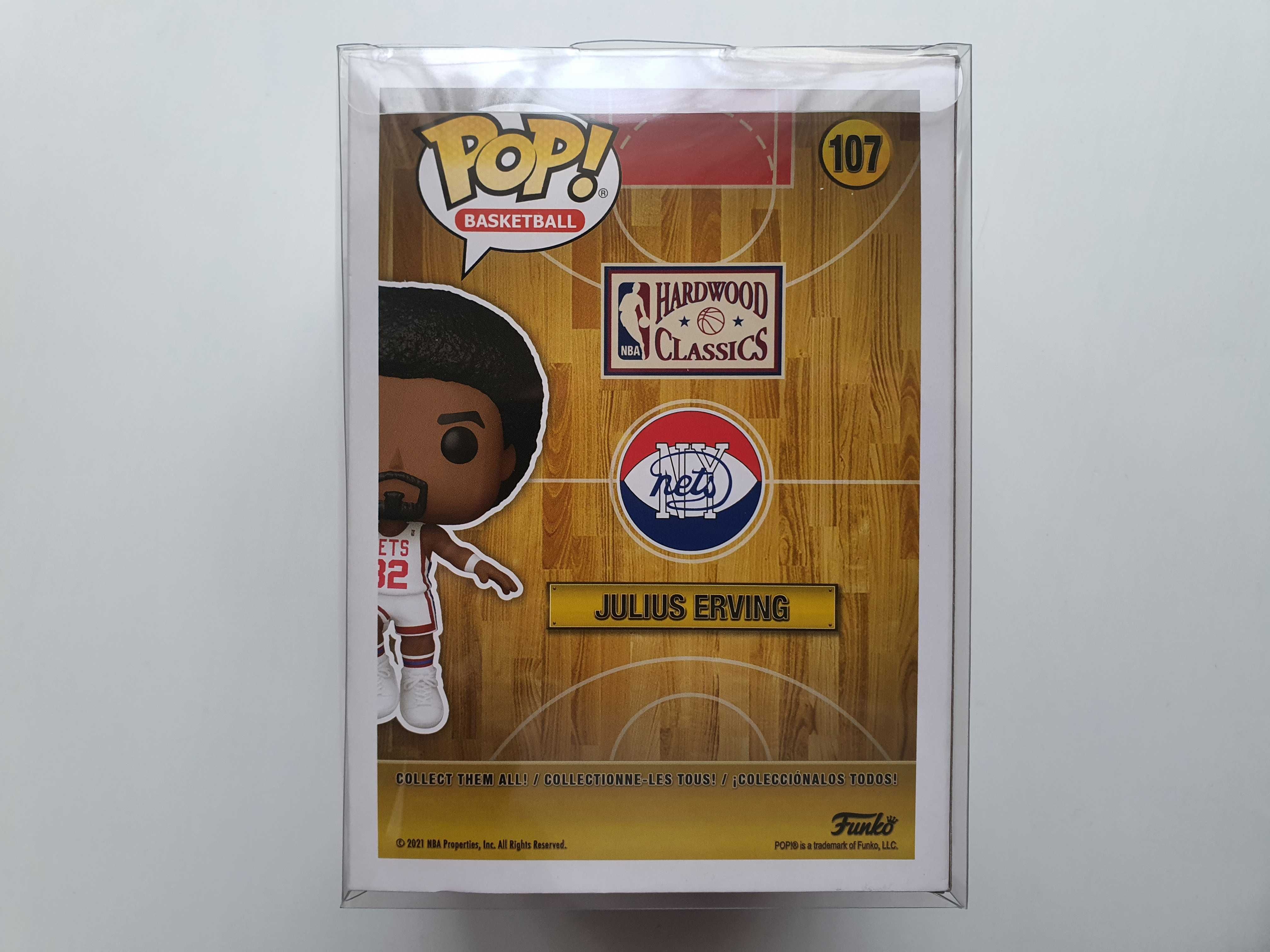 Julius Erving - NBA Legends - Funko Pop - Protector Gratis