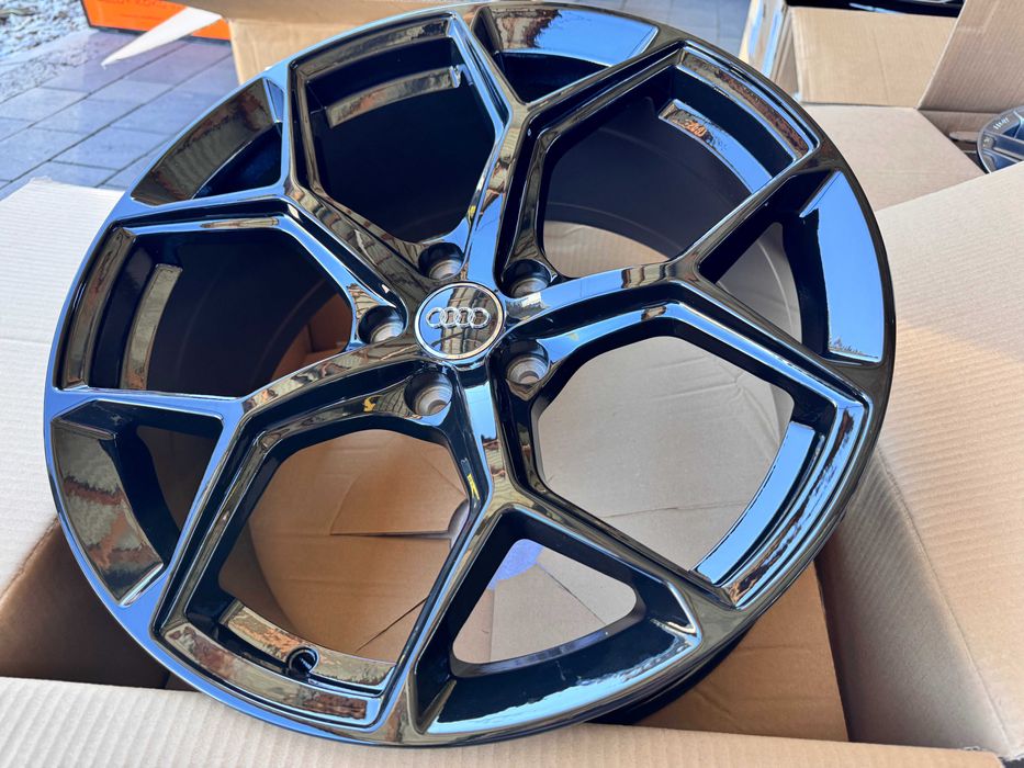 Нові Чорні R19 5x112 8.5j et38 Audi A4 A5 A6 A7 Coupe титаи S-line