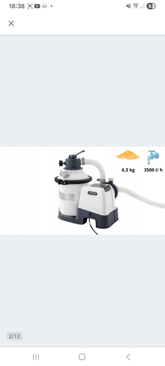 Pompa piaskowa intex 26642