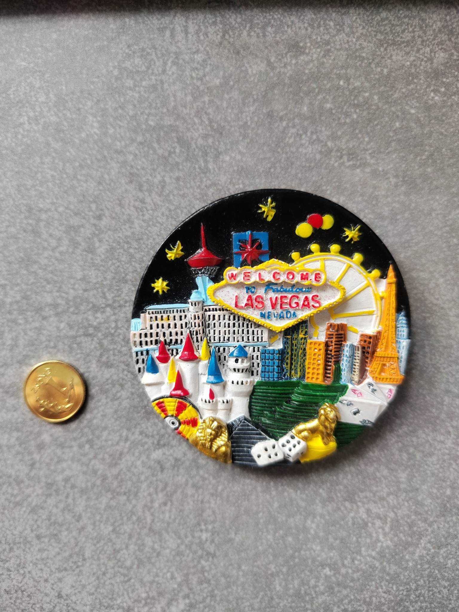 Magnes na lodówkę Welcome to Fabulous LAS VEGAS - Nevada magnesy 3d