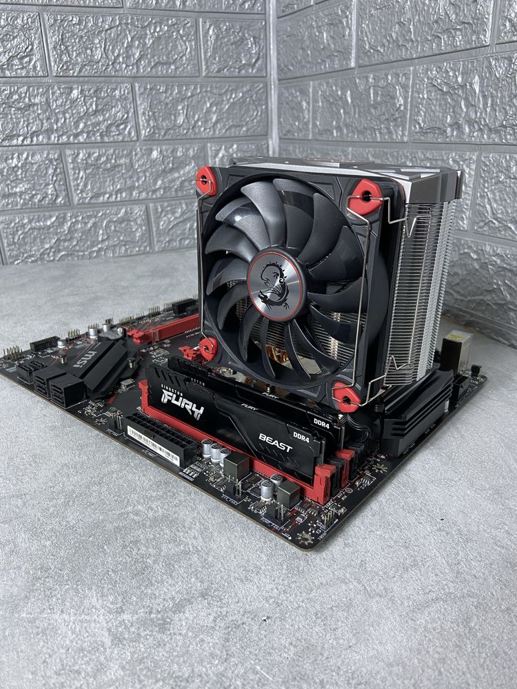 Ігровий Комплект,ПК (Ryzen 5 5600,DDR4 16GB,B450M,Башений кулер)