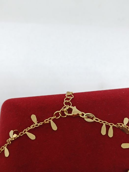 Złoty łańcuszek Finezyjny dł 45-47cm, złoto próby 585