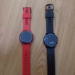Relógio digital novo na cor vermelha e preto.