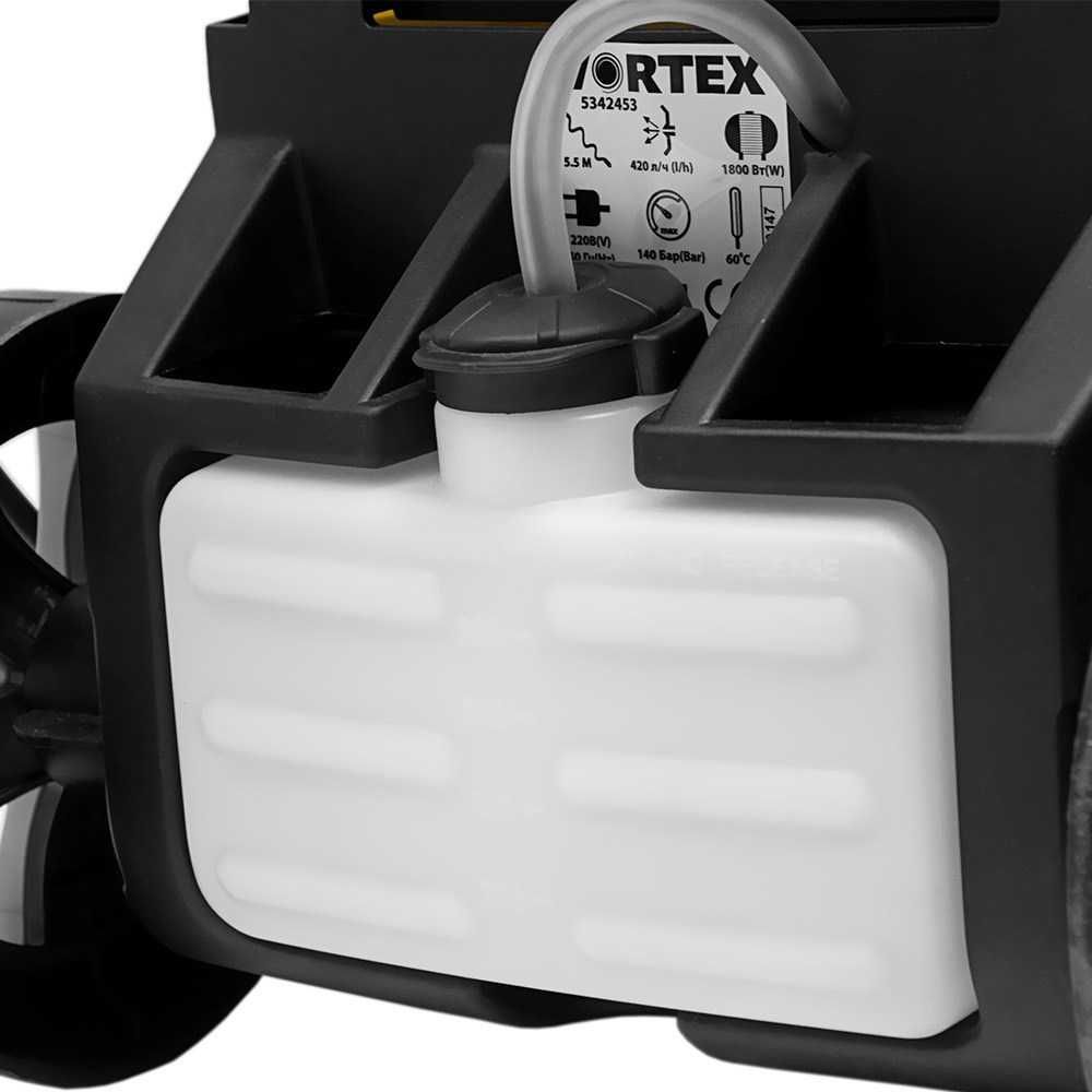 Мийка високого тиску 1800Вт max 140bar 7 л/хв+турбонасадка VORTEX