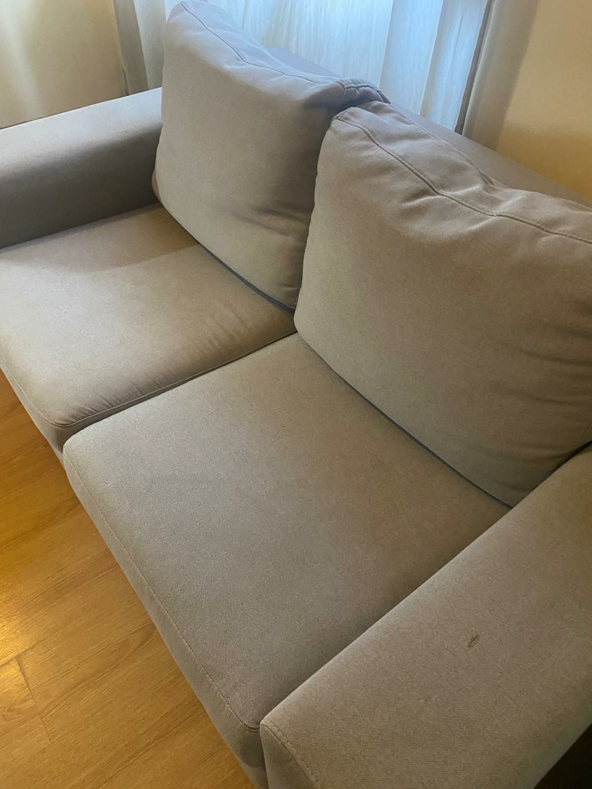 Sofá cama cinzento Ikea
