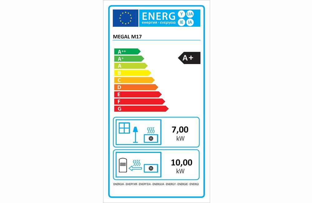 Kuchnia węglowa kocioł CO piec kominek z płaszczem wodnym MEGAL 17kW