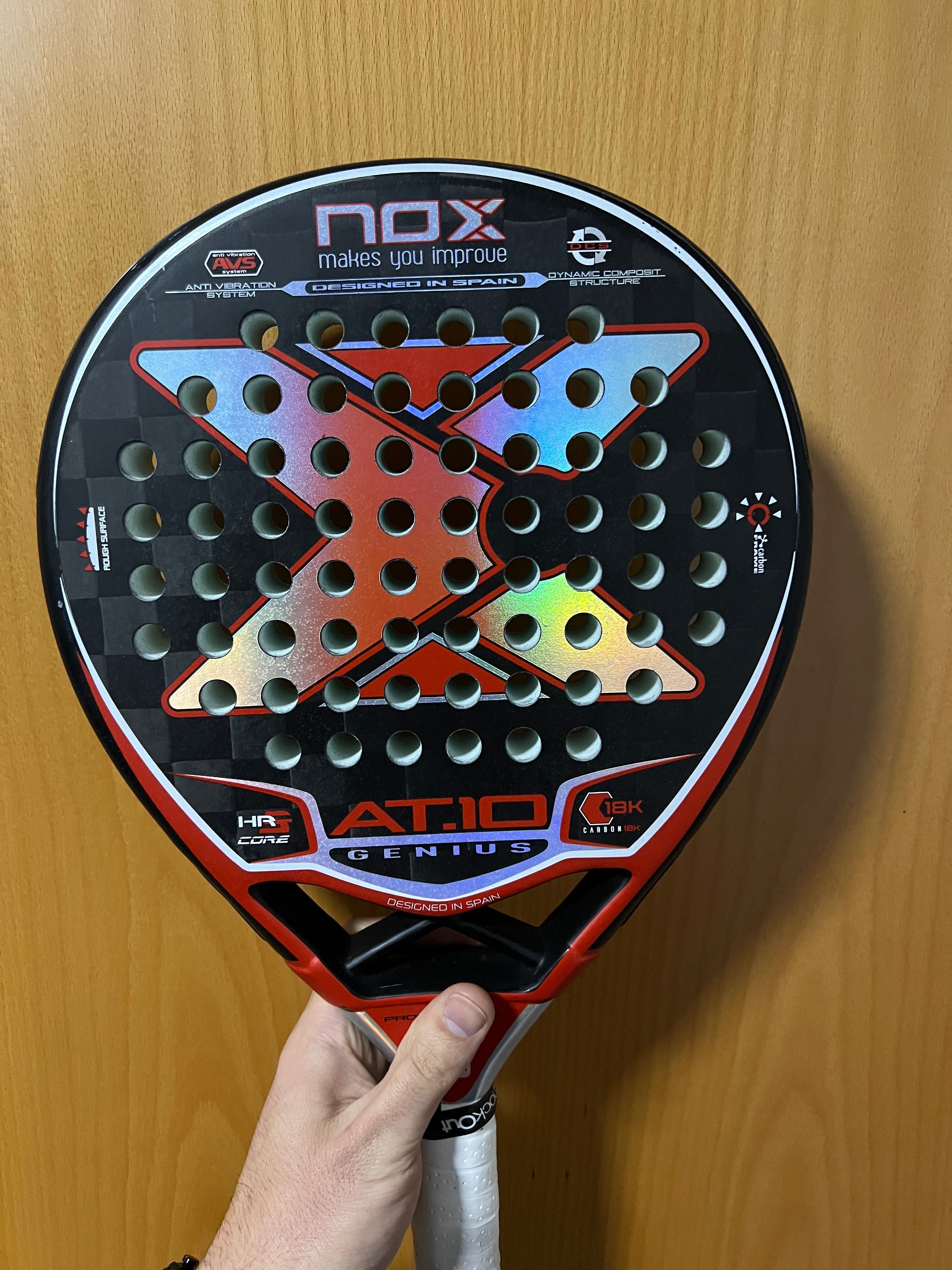 Raquete de padel Nox At10 genius 18k