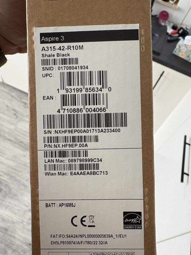 Laptop Acer Aspire M3