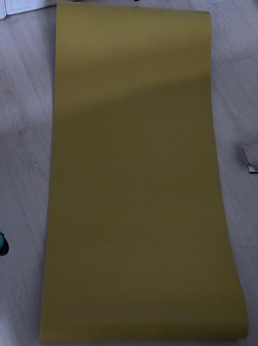 Tapete fitness amarelo