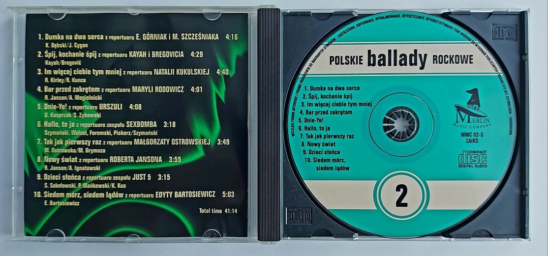 Polskie Ballady Rockowe 2 Edyta Bartosiewicz Robert Janson Urszula