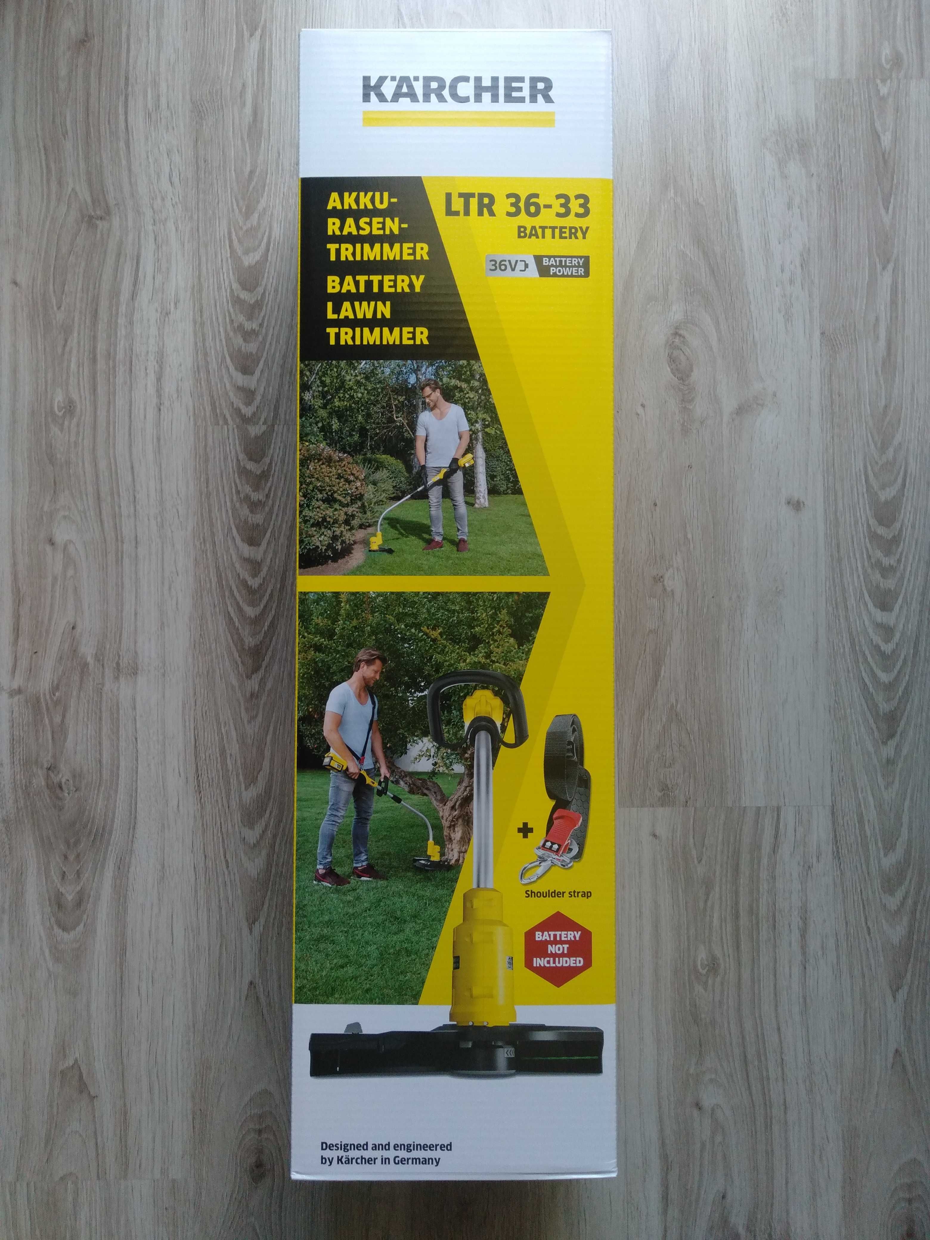 NOWA Podkaszarka Karcher LTR 36-33 z akumlatorem 2,5Ah i ładowarką 36V