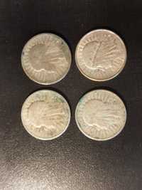 Monety 2 zł Jadwiga lata 1932,1933,1934,1934