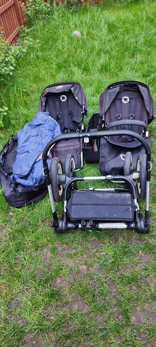 Bugaboo donkey wozek blizniaczy, rok po roku, wozek podwojny, mono