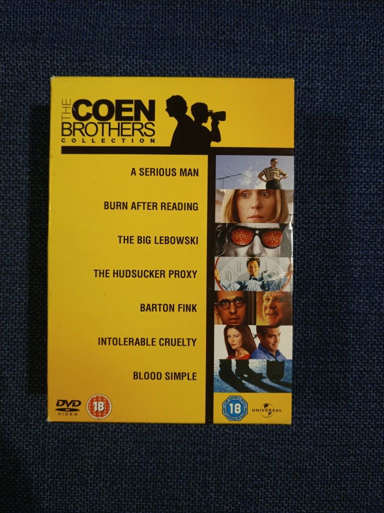 Coleção de filmes dos Irmãos Coen em DVD (portes grátis)