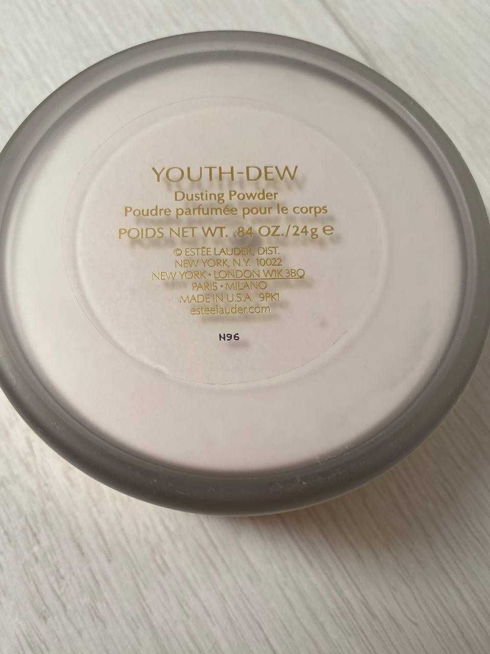 Пудра для тіла. youth-dew dusting powder box  Estee Lauder